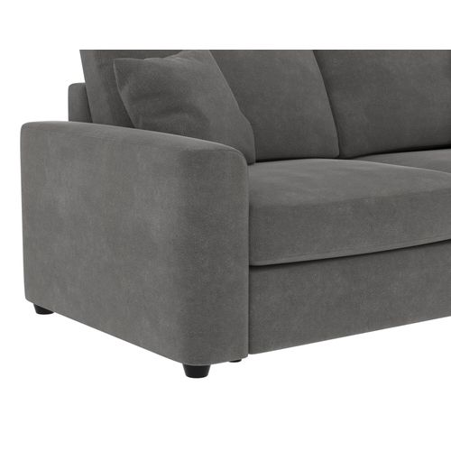 Canapé convertible 3 places pack standard NICARAGUA tissu apache anthracite 1