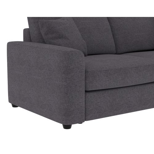 Canapé convertible 3 places pack standard NICARAGUA tissu apolo anthracite 2