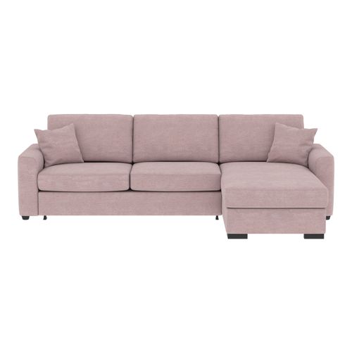 Canapé d'angle convertible pack standard NICARAGUA tissu enjoy rose 19