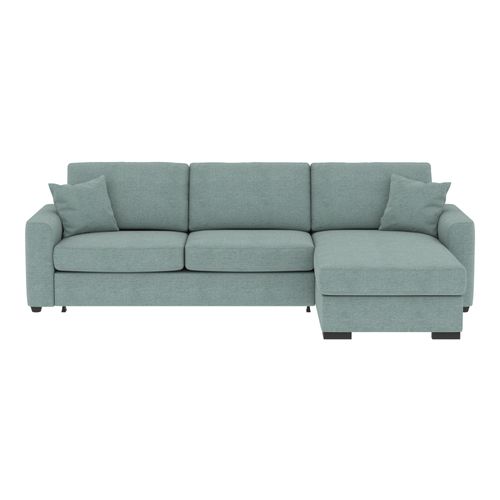 Canapé d'angle convertible pack standard NICARAGUA tissu enjoy vert amande 18