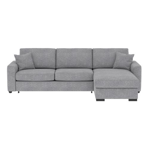 Canapé d'angle convertible pack standard NICARAGUA tissu malmo gris 90