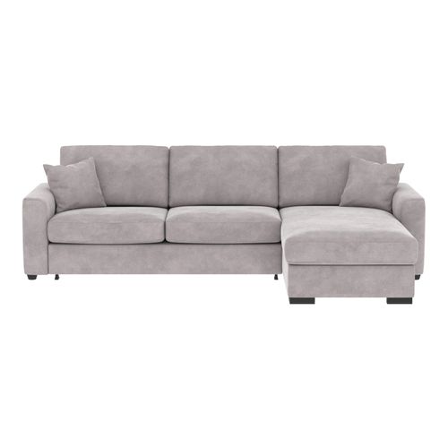 Canapé d'angle convertible pack standard NICARAGUA tissu bella galet