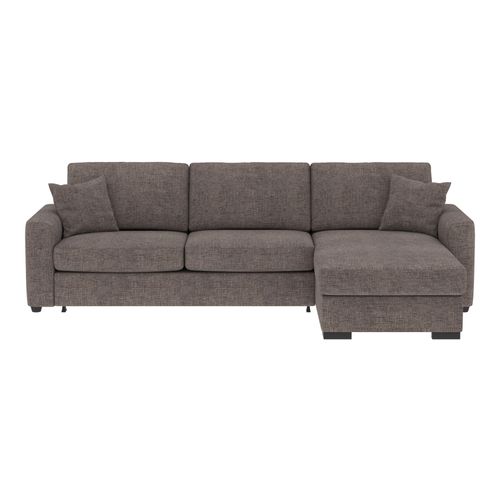 Canapé d'angle convertible pack standard NICARAGUA tissu apolo granite 13