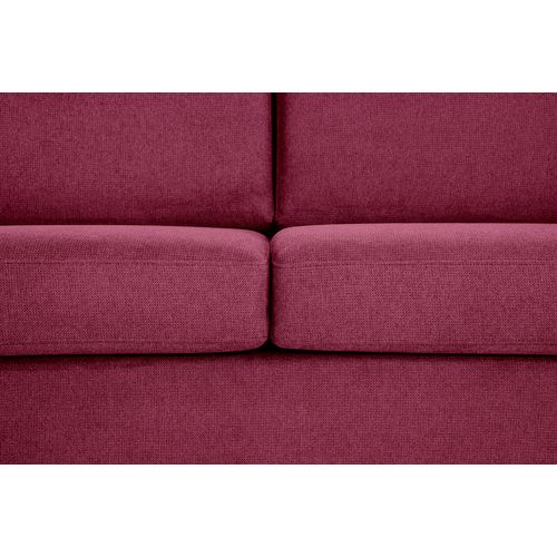 Canapé convertible 3 places pack Standard  NICARAGUA tissu Crown lie de vin