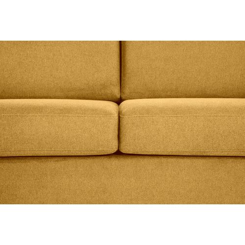 Canapé d'angle convertible pack standard NICARAGUA tissu Crown curcuma