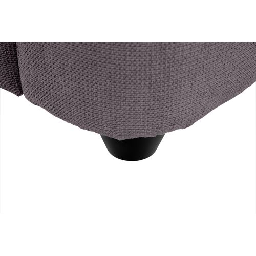 Fauteuil manchettes CURVE NICARAGUA tissu Crown marron