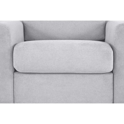 Fauteuil manchettes CURVE NICARAGUA tissu Crown gris 17
