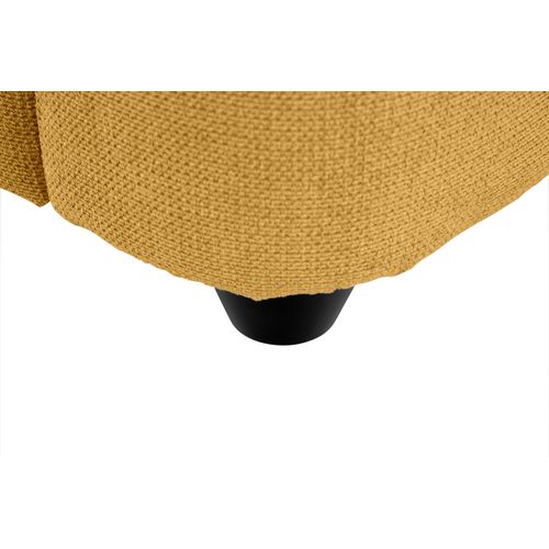 Fauteuil manchettes CURVE NICARAGUA tissu Crown curcuma