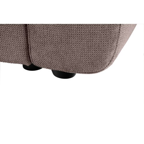 Fauteuil manchettes Kara NICARAGUA tissu crown taupe