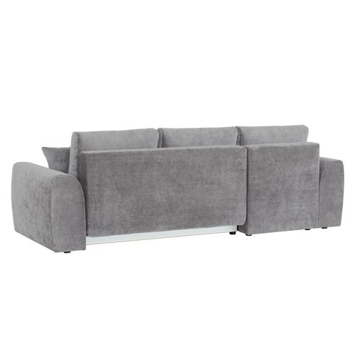 Canapé d'angle méridienne AUBE gauche convertible gris