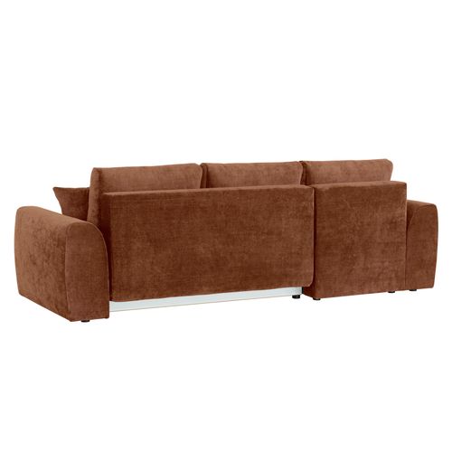 Canapé d'angle méridienne AUBE gauche convertible terra c.