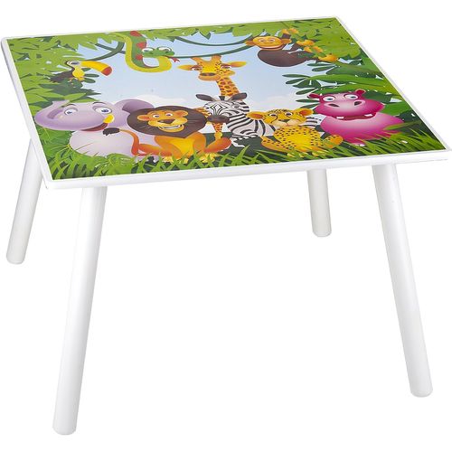 La Table En Bois Avec Deux Chaises Blanche