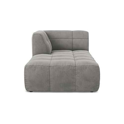 Méridienne Gauche Aloha En Velours Gris