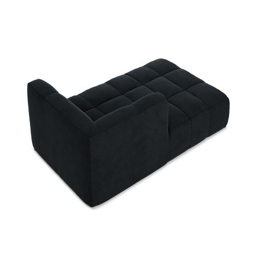 Méridienne Gauche Aloha En Velours Bleu Royal