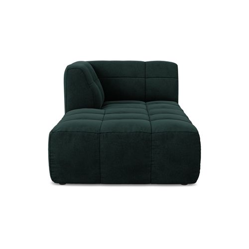 Méridienne Gauche Aloha En Velours Gris Vert