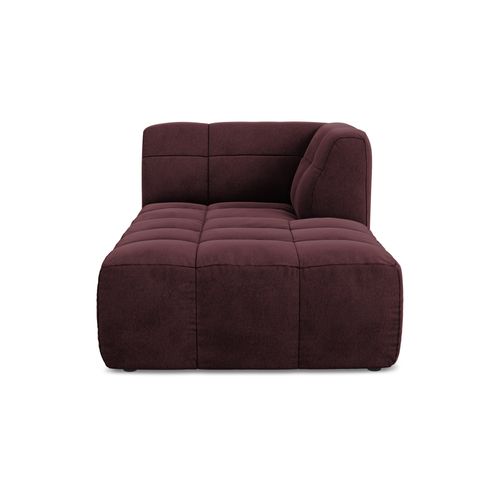 Méridienne Droite Aloha En Velours Bourgogne