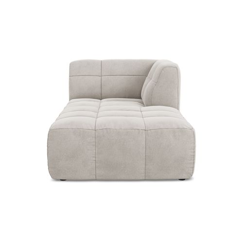 Méridienne Droite Aloha En Velours Beige Clair