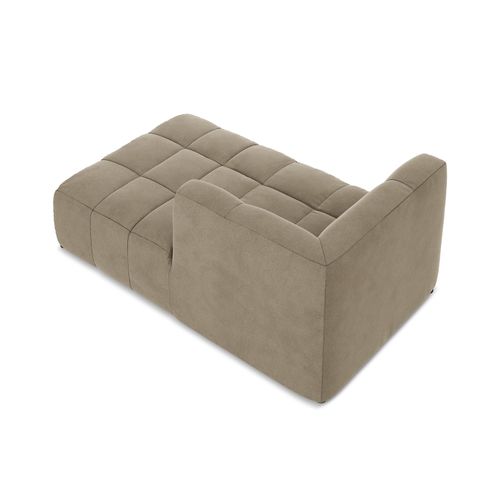 Méridienne Droite Aloha En Velours Beige