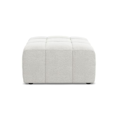 Pouf Aloha En Tissu Bouclette Blanc