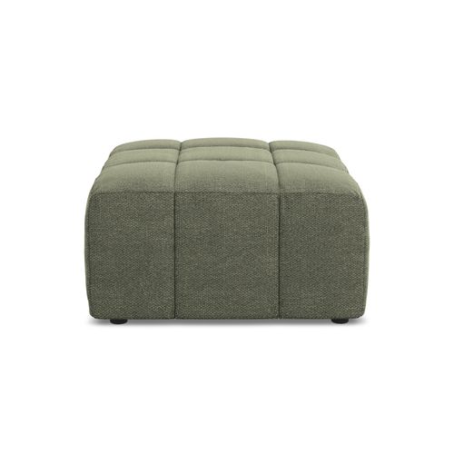 Pouf Aloha En Tissu Bouclette Olive