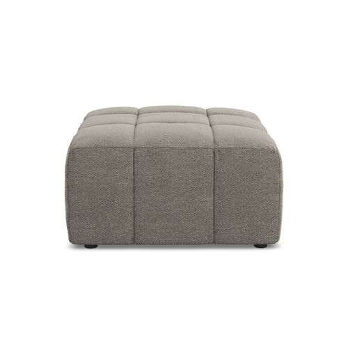Pouf Aloha En Tissu Bouclette Gris
