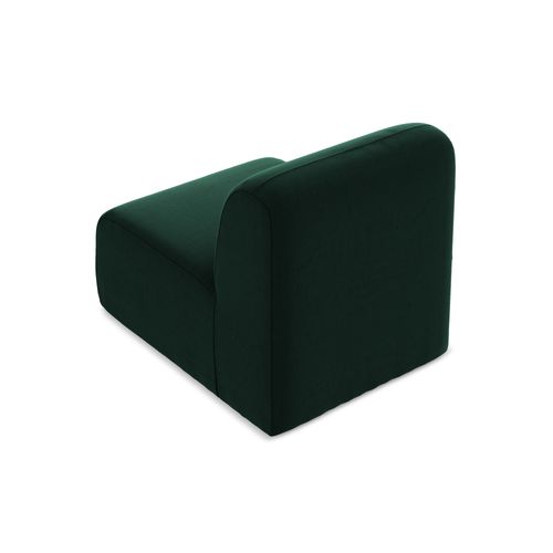 Fauteuil Pour Canapé Modulable Lani En Velours Bouteille Verte