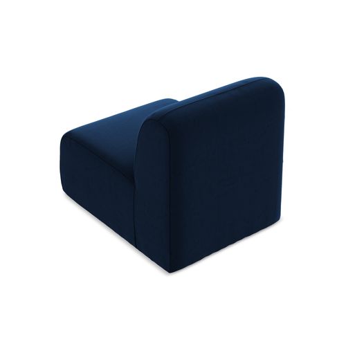 Fauteuil Pour Canapé Modulable Lani En Velours Bleu Royal
