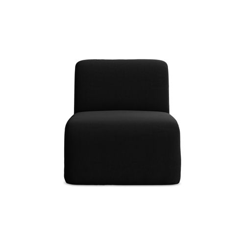 Fauteuil Pour Canapé Modulable Lani En Velours Noir