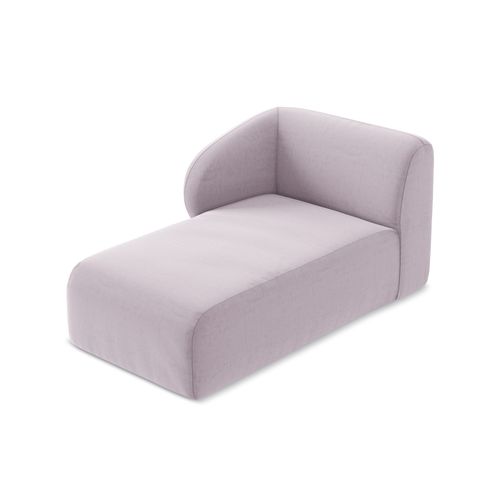 Méridienne Gauche Lani En Velours Lavande