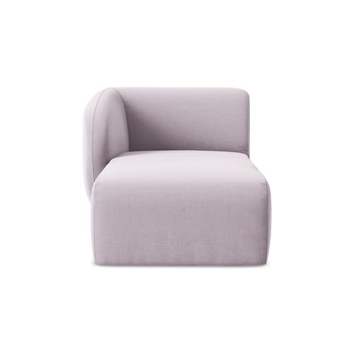 Méridienne Gauche Lani En Velours Lavande