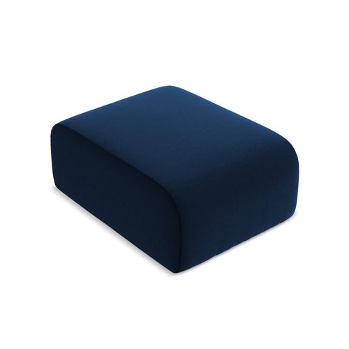 Pouf Lani En Velours Bleu Royal