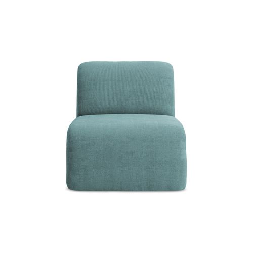 Fauteuil Pour Canapé Modulable Lani En Tissu Chenille Jeans