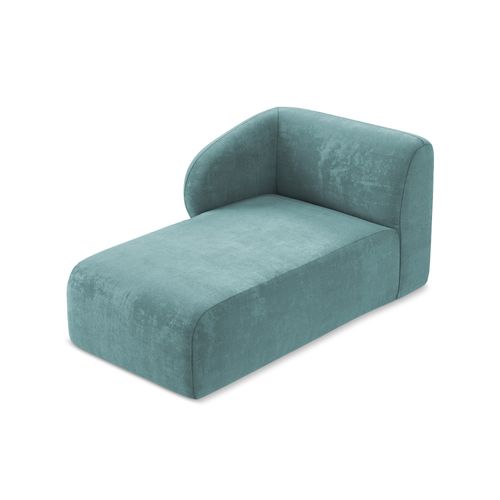 Méridienne Gauche Lani En Tissu Chenille Jeans