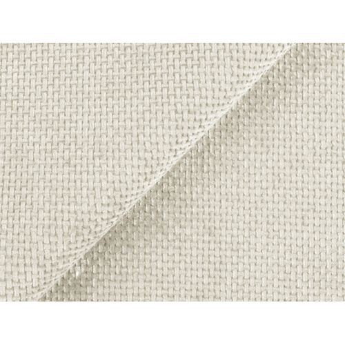 Méridienne Droite Lani En Tissu Chenille Blanc