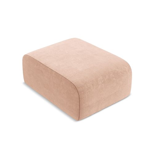 Pouf Lani En Tissu Chenille Pêche