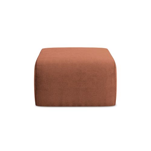 Pouf Lani En Tissu Chenille Terre Cuite