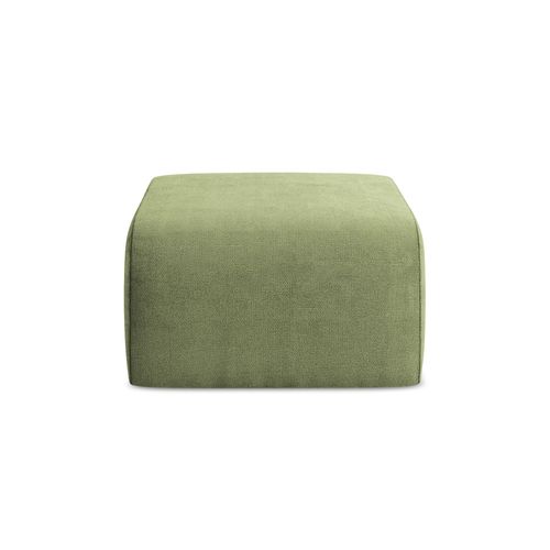 Pouf Lani En Tissu Chenille Vert