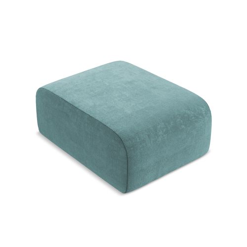 Pouf Lani En Tissu Chenille Jeans