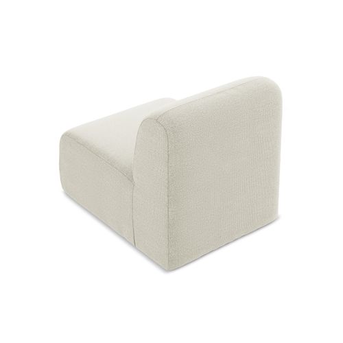 Fauteuil Pour Canapé Modulable Lani En Tissu Bouclette Sable