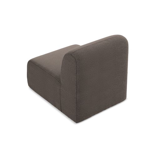 Fauteuil Pour Canapé Modulable Lani En Tissu Bouclette Choolat