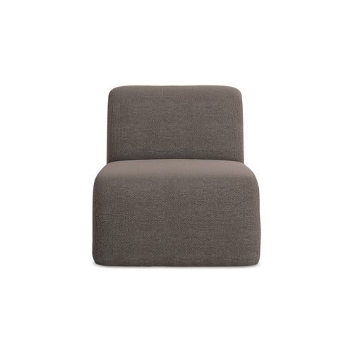 Fauteuil Pour Canapé Modulable Lani En Tissu Bouclette Choolat