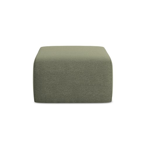 Pouf Lani En Tissu Bouclette Olive