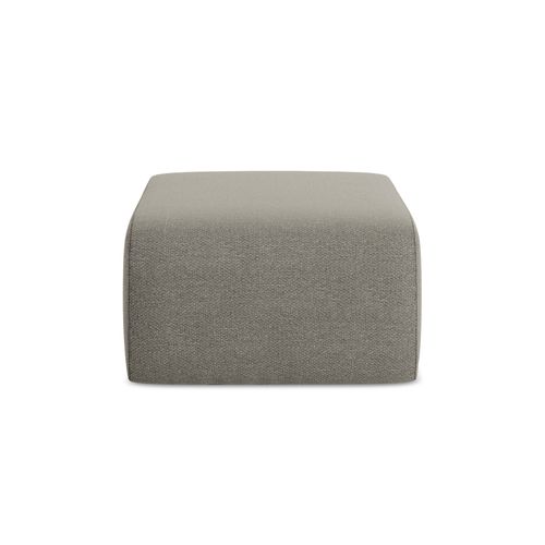 Pouf Lani En Tissu Bouclette Gris