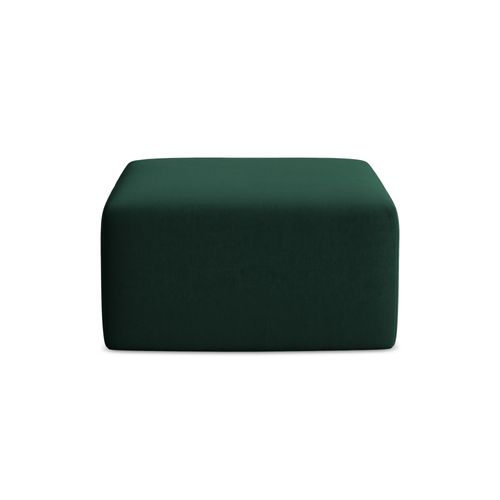Pouf Keli En Velours Bouteille Verte