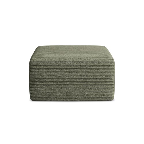 Pouf Keli En Velours Côtelé Olive