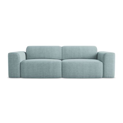 Canapé Modulable 2 Places Keli En Tissu Texturé Jeans