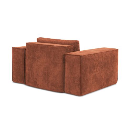 Hana En Tissu Chenille Terre Cuite