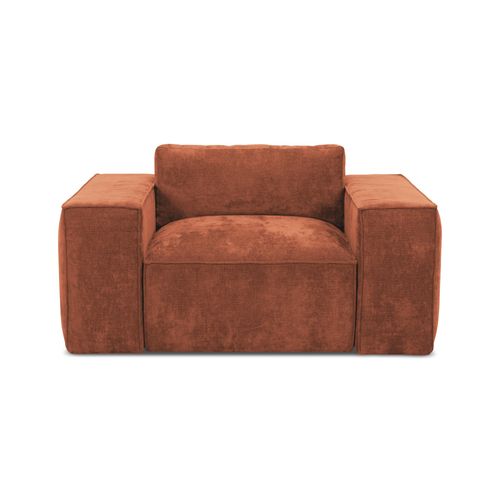 Hana En Tissu Chenille Terre Cuite