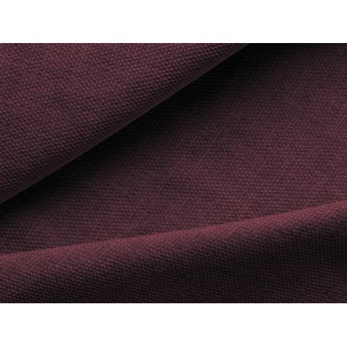 Canapé D’angle 3 Places Gauche Convertible Hana En Tissu Chenille Bordeaux