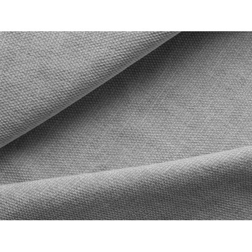Canapé D'angle Droit Convertible Hana En Tissu Chenille Gris Clair
